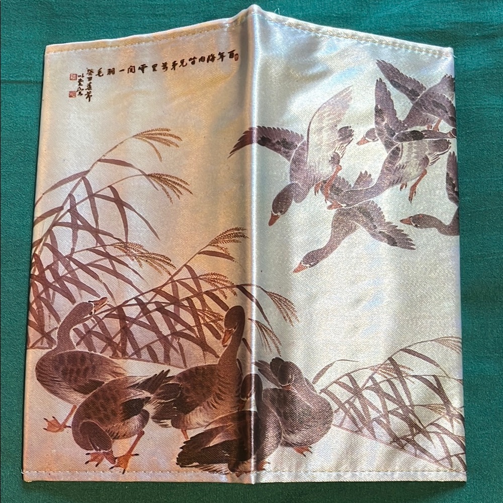 Silky Wallet with Duck Design